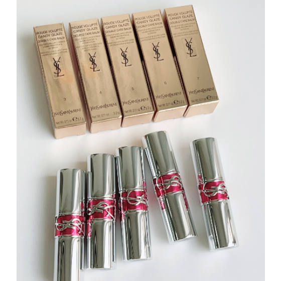 YSL Candy Glaze Lip Gloss Stick, 3.2g-03#，04#， 05#，06# 07#，13#， 14#，15# ,19# 154# 209# 210#